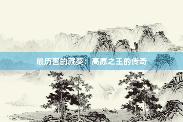 最历害的藏獒：高原之王的传奇